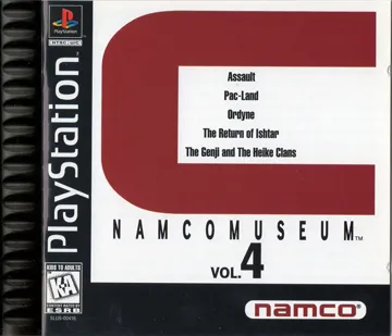 Namco Museum Vol. 4 (US) box cover front